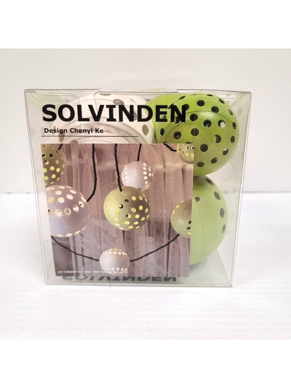 Solvinden String Light Covers 6 Green & 6 White Spherical Set 12 Ikea Chenyl Ke